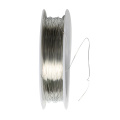 1 Roll of 22 Meters Iron Wire Cord Jewelry Making Findings for DIY Bridal Headpiece 0.3mm