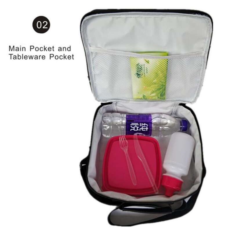 Storage Bag La Casa De Papel 3d Printed Lunch Bag Picnic Box Ice Pack Thermal Insulated Bag Camping Shoulder Bag Ice Cooler Bag