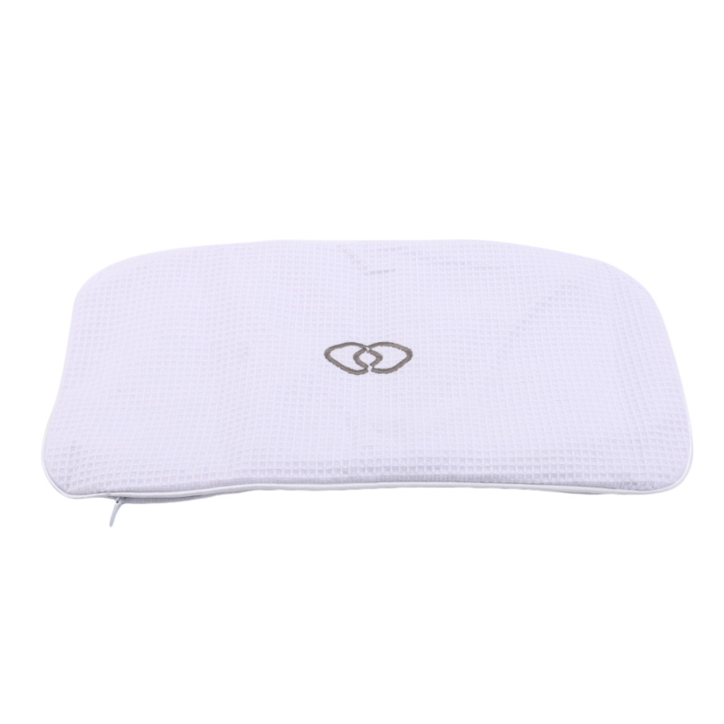 Non-Slip Hydrotherapy Massage Bath Pillow With Suction Cup Support Neck Bathroom Shower Built-in Cotton Inflatable Bag