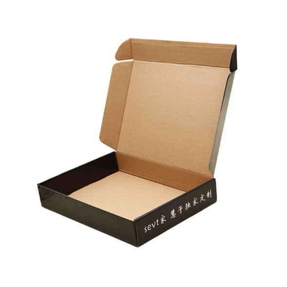Black Shipping Box