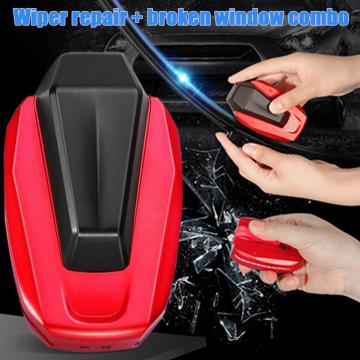 Car Windscreen Wipers Repair Tool Auto Car Windshield Rubber Strip Wiper Blade Repair Restorer Kit Wipers Repair + Window Break