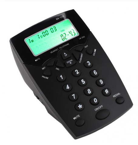 Caller ID telephone, agent telephone, headset telephone, headset telephone Call Center Customer Service Operator Call Box