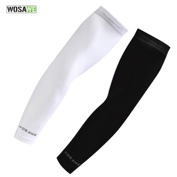 WOSAWE Cycling Arm Sleeve Basketball Sleeve Reflective Running Bicycle Quick Dry UV Protection Ice Fabric Summer Arm Warmers