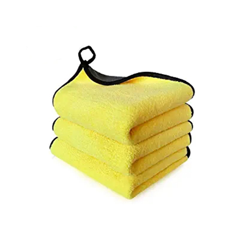 kayme 3 Pack Microfiber Car wash towel Polishing care waxing cleaning cloth Car beauty towel super absorbent and durable 30*60CM