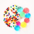 8 Colors Absorbent beads Colorful Crystal Soil Pearl Shaped Hydrogel Water Bead Mud Grow Ball Growing Bulbs Home Office Decor