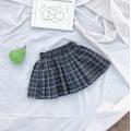 2021 Wholesale New Girls Plaid Draped Skirt Fashion Spring Cotton Girls Skirts 1-6 years QI66