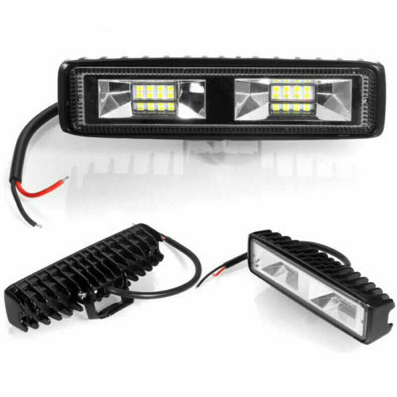 1pcs 18W LED Work Light Bar Flood Spot Lights Driving Lamp Offroad Car SUV 12V Work Light Lamp Accessories Car Lights