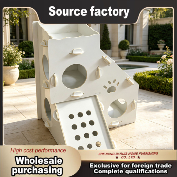 Weatherproof SPC Pet House with Scratch-Resistant Finish