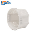 Europe Standard plastic round switch socket mount wall Box for wiring