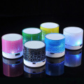 Bluetooth Speaker Mini Wireless Loudspeaker Crack LED TF Card USB Subwoofer Portable MP3 Music Sound Column for PC Mobile Phone