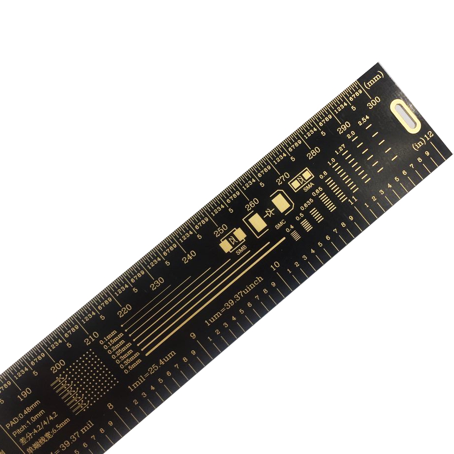 1Pcs 30cm Multifunctional PCB Ruler Measuring Tool Resistor Capacitor Chip IC SMD Diode Transistor Package Electronic Stocks