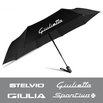 Fully Automatic Compact Folding Umbrella For Alfa Romeo 159 147 Giulietta Stelvio 4C MITO 156 Giulia Sportiva Car Accessories