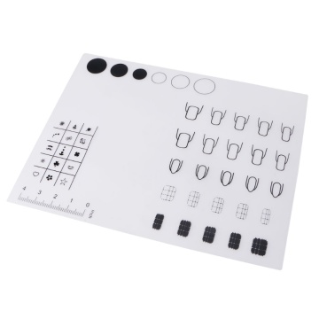 2021 New Nail Art Soft Silicone Workspace Stamping Plate Transfer Mat Sheet Table 40x30cm
