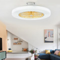 Modern Ceiling Fans With LED Lights dimming remote control ceiling fan lights Living room Bedroom 110V 220V enclosed ceiling fan