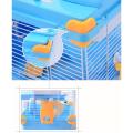 3Colors Dreamy Double Layer Transparent Skylight Cage for Pet Hamster 31 * 24 * 30 CM