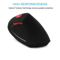 Ergonomic Vertical Wireless Mouse 1600DPI LED Light Optical Wrist Rest Gaming Mice Home Office Use With Mouse Pad For PC Laptop