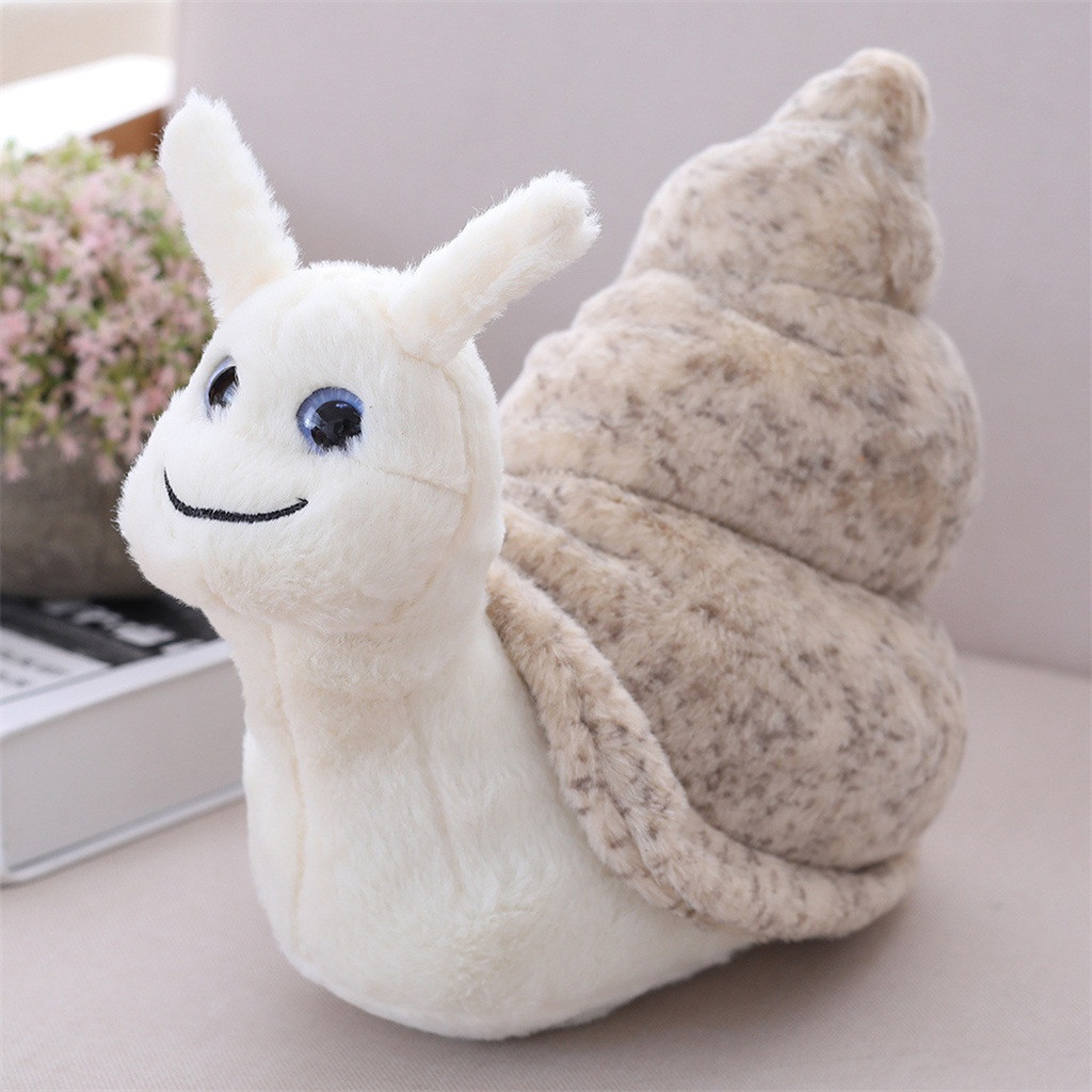 Kawaii Soild Birthday Gift Snails Plush Toy Soft Lovely Toys Stuffed Animal Toy 7 In Kids Sleeping Back Cushion Infant Soft App