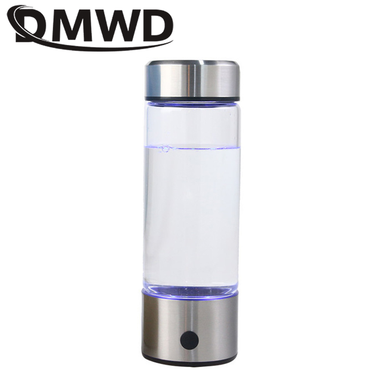 Japanese Titanium Quality Hydrogen-Rich Water Cup Ionizer Maker/Generator Super Antioxidants ORP Hydrogen Bottle 400ml