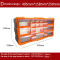 high quality tool case toolbox Parts box Classification of ark Multi-grid drawer type lego Building blocks Receive case