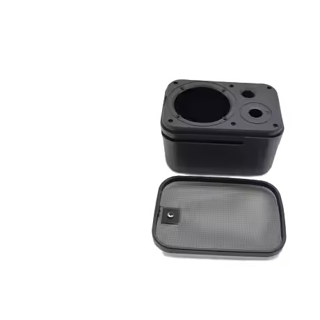 ABS Black Plastic Injection Plastic Cover Shell1