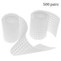 500Pairs 10mm Dot Stickers Tape DIY Nylon Hook and Loop Tape Flex Strong Glue on Double-sided Self Adhesive Round Tapes