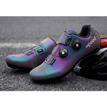 COLORFUL Lightweight Road Cycling Shoes Breathable Racing Bike MTB Shoes Professional Self-Locking Bicycle Sneakers