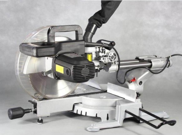 10 inch double slide bar saw miter saw with laser positioning