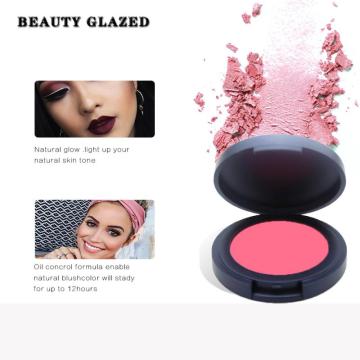 Beauty Glazed 10 Colors Blush Palette Mineral Pigment Makeup Palette Pearly Matte Waterproof Lasting Rouge Face Cosmetic TSLM1