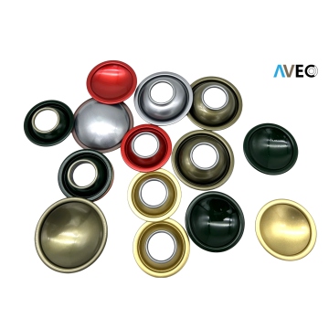 Aerosol cones and domes lacquered or laminated