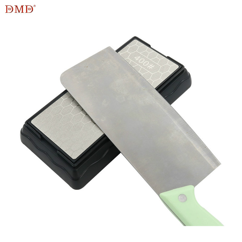 DMD double-sided diamond sharpening stone 2 side 400/1000 400/1200 600/1200 honeycomb type kitchen knife oil stone h3