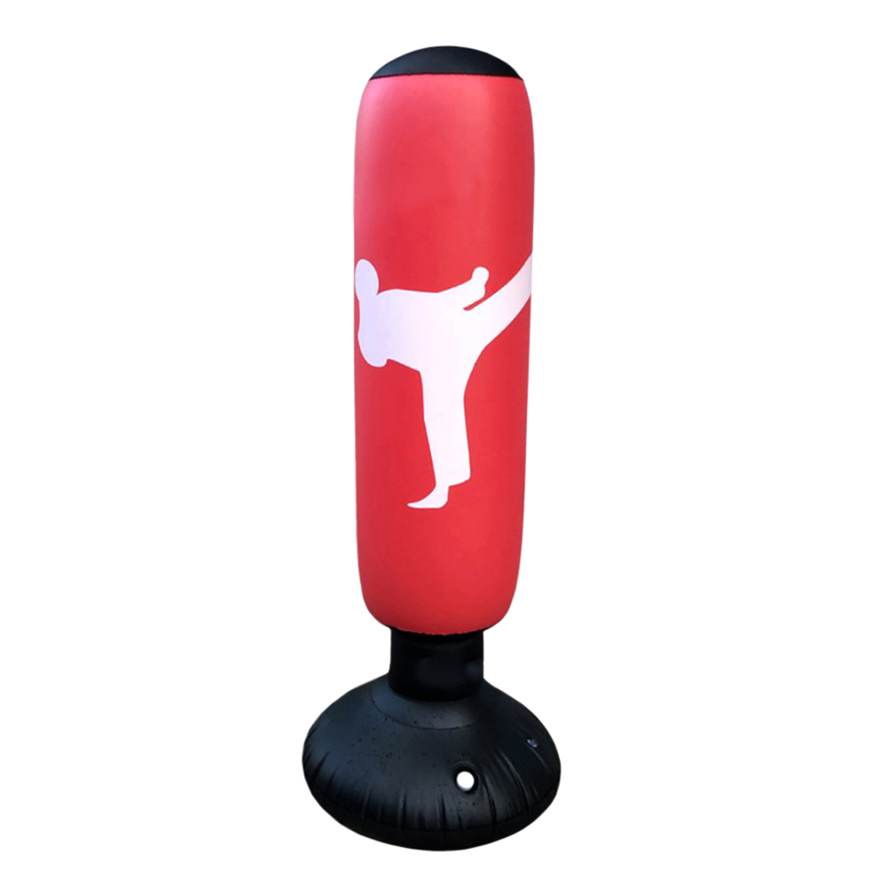 Unisex Kids Sandbag Inflatable Boxing Punching Bag PVC Sports Gym Fitness Workout Boxing Fight Training Stress Relief Toys
