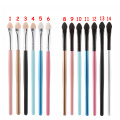 5pcs Long Handle Eyeshadow Brush Portable Sponge Eyebrow Stick Eyeshadow Applicator Easy to Stick powder Cosmetic Makeup Tools