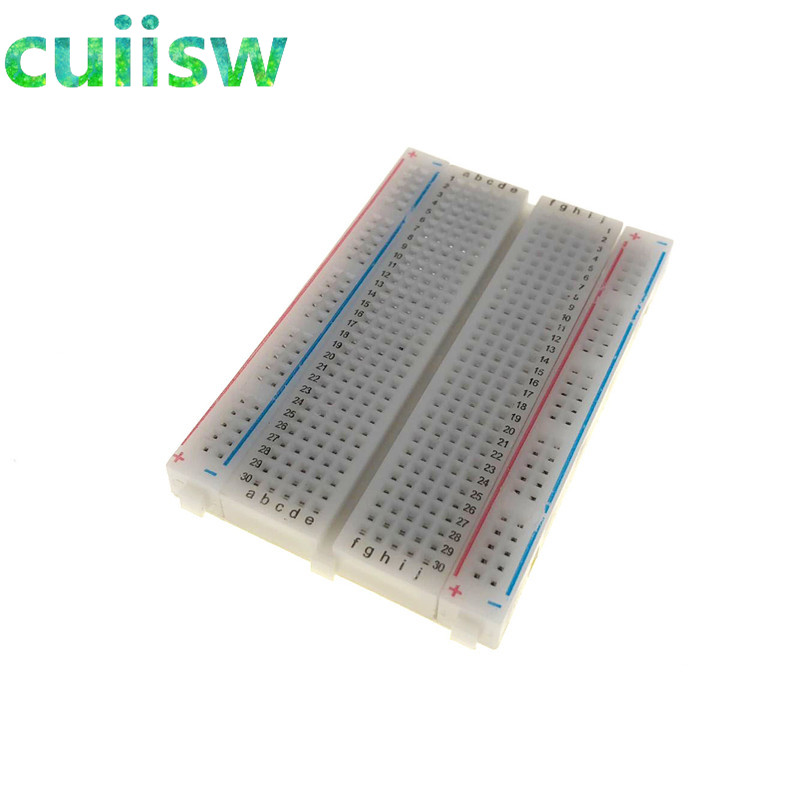 10PCS Breadboard 400 Tie Points Solderless PCB Breadboard Mini Universal Test Protoboard DIY Bread Board Bus Test Circuit Board