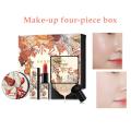 Mushroom Air Cushion BB Cream Makeup Cover Concealer Powder Even Skin Color Lipstick Makeup Set Box Cosmetic Foundation Set
