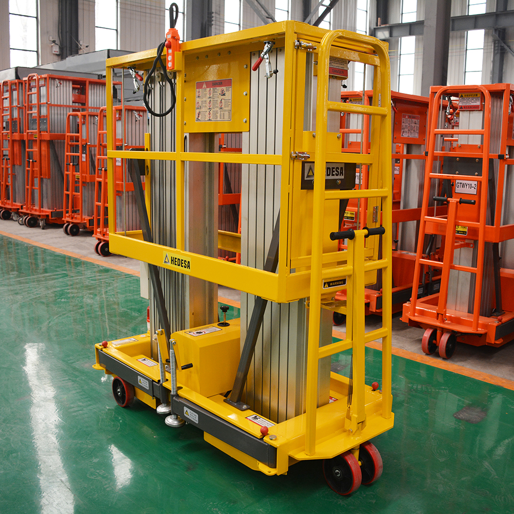 6m-24m Aluminum alloy lift platform hydraulic customizable Movable aluminum lift platform aerial work platform