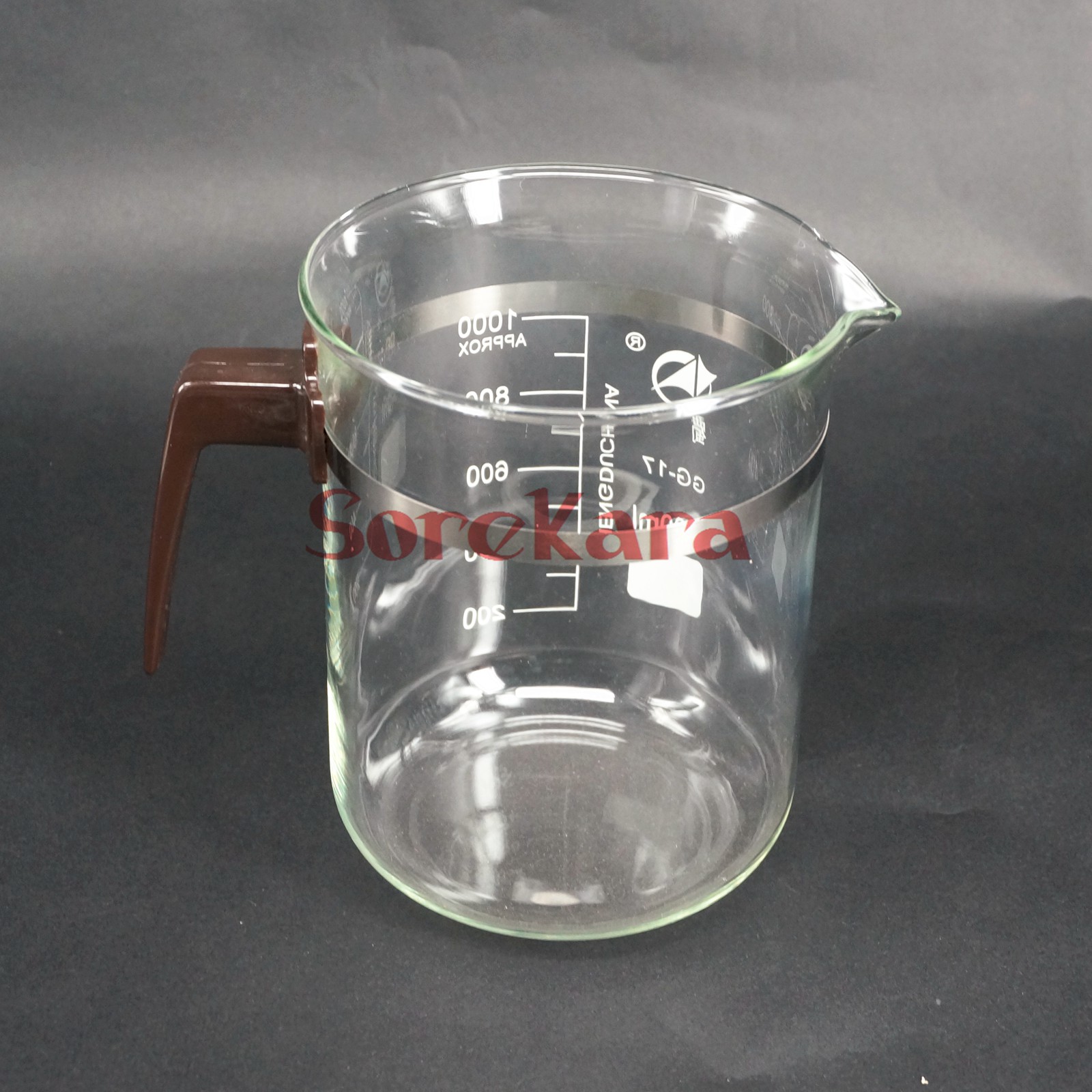 1000ml Plastic handle Beaker Chemistry Laboratory Borosilicate Transparent Glass Beaker with spout