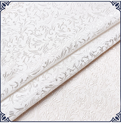 75x 100cm Metallic Jacquard Brocade Fabric,white wheat floral pattern 3D jacquard yarn dyed fabric for Womens Coat Dress Skirt