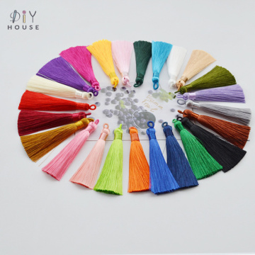 20Pcs Coil Bind Thread Tassel Fringe Pendant DIY Crafts Rayon Tassels Trim Garments Curtains Decor Earrings Jewelry Components
