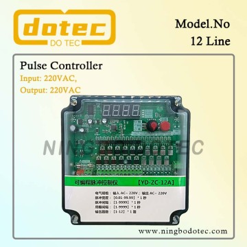 12 Channel 220V Bag Filter Pulse Jet Controller