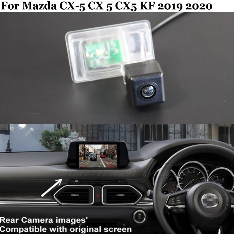 For Mazda CX-5 CX 5 CX5 KF 2019 2020 28 Pins Adapter cable Reverse Camera CCD Night Vision Car Rear View Camera For OEM Monitor