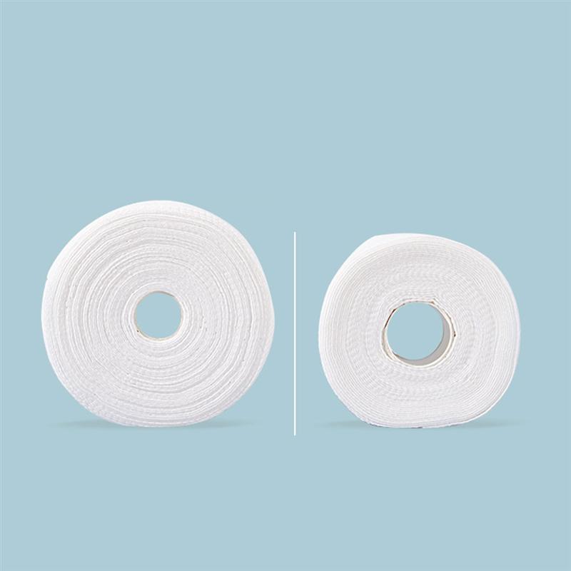 1 Roll Disposable Face Washing Towel Soft Cotton Towel Wet And Dry Use Disposable Facial Tissue For Home Travel Makeup Remover