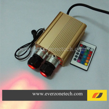 High Quality 16w Double Head LED Fiber Optic Light Engine with IR Controller