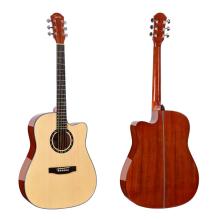 Spruce wood acoustic guitar