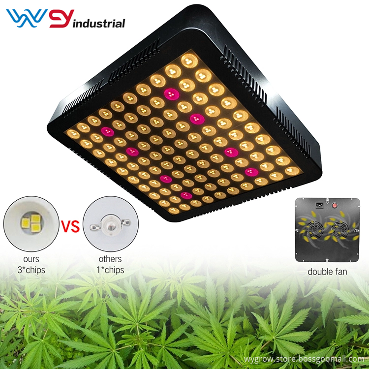 Full spectrum 1000W Triple-Chips LED Grow