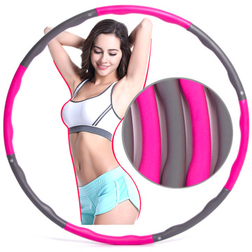 Fitness Sport Hoop Removable Foam Hoop Adult gymnastic Hoop Gym Body building Thin waist Fitness Circle Crossfit Equipment