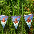 Banner And Tablecloth Kids Spiderman Birthday Superhero Party Supplies Pennant Birthday Flag Banners Boys Event Party Supplies