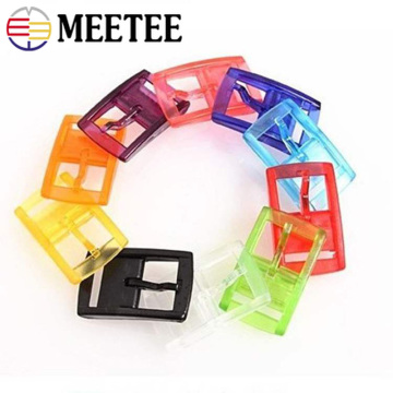 Meetee 2/5/10pcs 34mm Hypoallergenic Plastic Belt Buckle Head for 34-33mm Webbing Pin Buckles DIY Clothing Deocr Accessory YK036