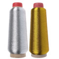 150d Sewing Machine Cone Threads High Quality Polyester Overlocking All Purpose Golden Silver Color Sewing Thread