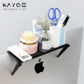 KAYQEE Desktop Rack Adjustable Screen Shelf TV Top Storage Bracket for Streaming Devices, Media Box, Speakers , Home Decor