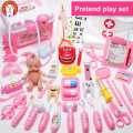 Kids Doctor Set Dentist Toys Girls Role-playing Games Hospital Pretend Play Medical Kit Nurse Bag Toys For Children Kids Game